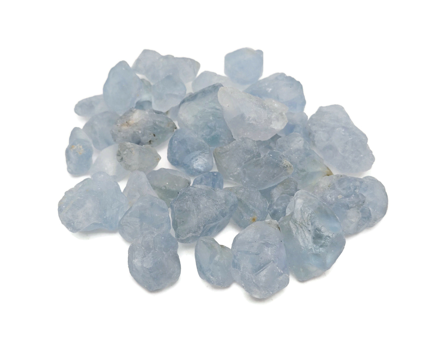 Cristal de célestine ?€? Célestite naturelle ?€? Pierre de célestine ?€? Cristal de guérison Célestite brute ?€? RA1031