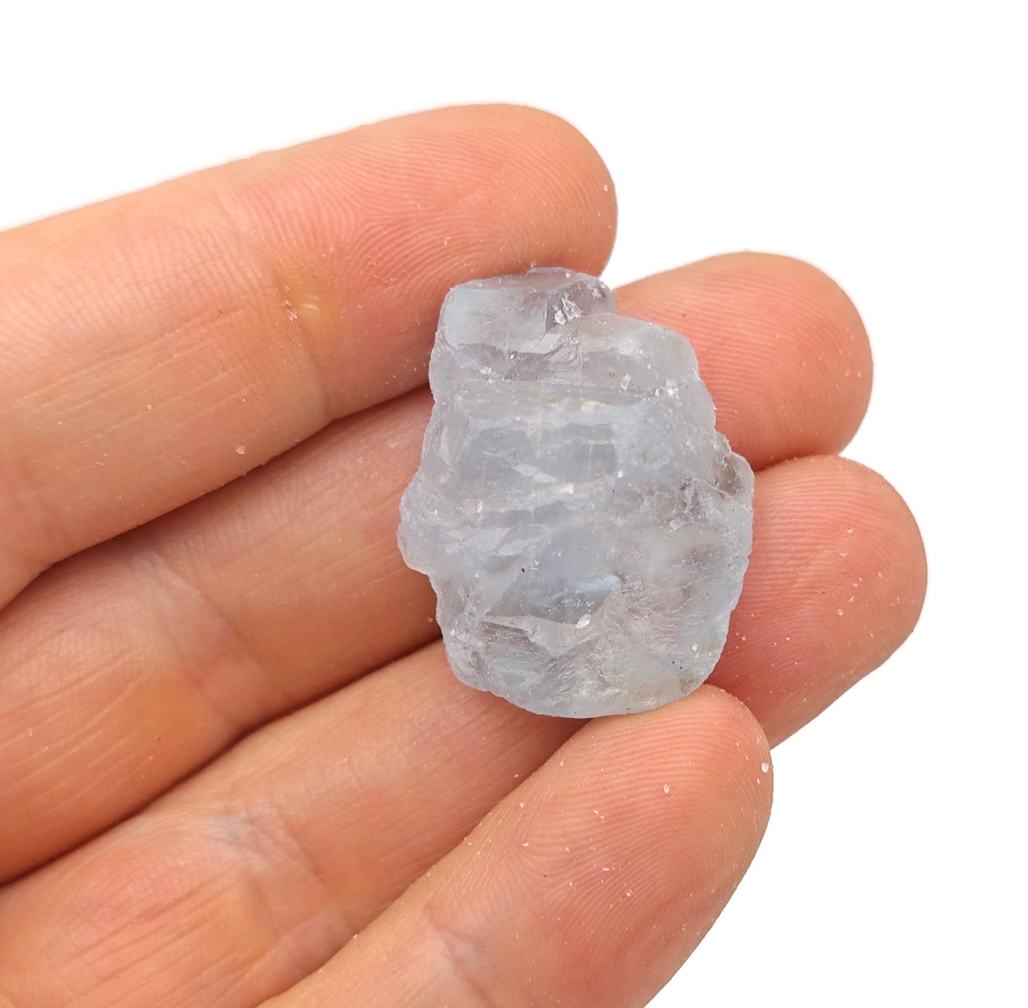 Cristal de célestine ?€? Célestite naturelle ?€? Pierre de célestine ?€? Cristal de guérison Célestite brute ?€? RA1031