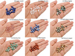 8mm Mini Sphere gemstone crystal ball from GemstoneGO, featuring a colorful mix of polished polished gemstone spheres.