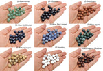 12mm mixed gemstone crystal sphere from GemstoneGO, showcasing a polished, colorful collection of natural gemstone balls.