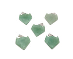 Aventurine gemstone wolf head pendant from GemstoneGO, featuring detailed craftsmanship and natural green gemstone details.