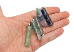 Bamboo-shaped crystal pendant from GemstoneGO featuring a protective clear crystal, bamboo design, and gemstone jewelry style.