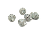Crystal acorn carved gemstone from GemstoneGO, 26mm Reiki healing ornament, natural gemstone decoration, mixed colors.