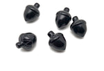 Crystal Acorn carved gemstone from GemstoneGO, Reiki healing crystal ornament, 26mm mixed gemstones for home decoration.