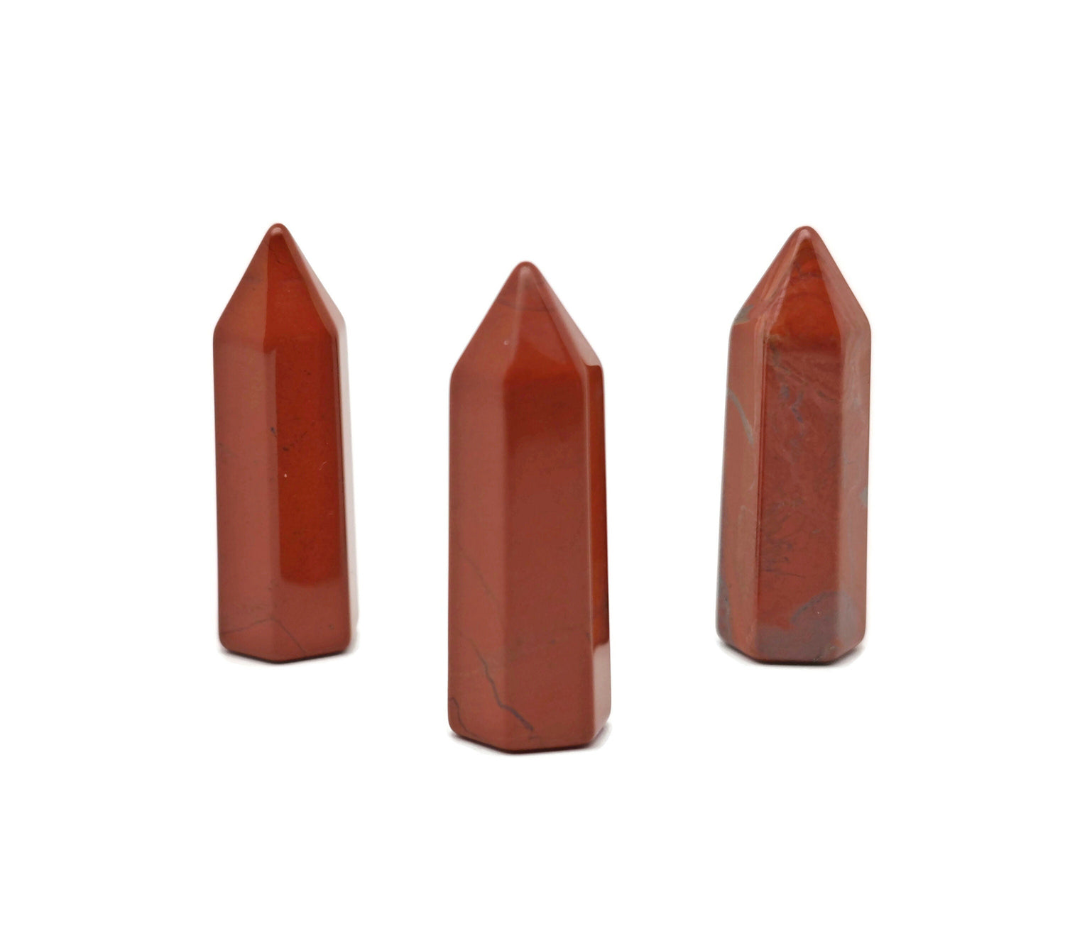 Red Jasper Obelisk Tower Crystal - 40mm - TW1101