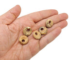 Picture Jasper crystal donut pendant from GemstoneGO, 18mm Pi Stone with natural earthy tones and polished round shape.