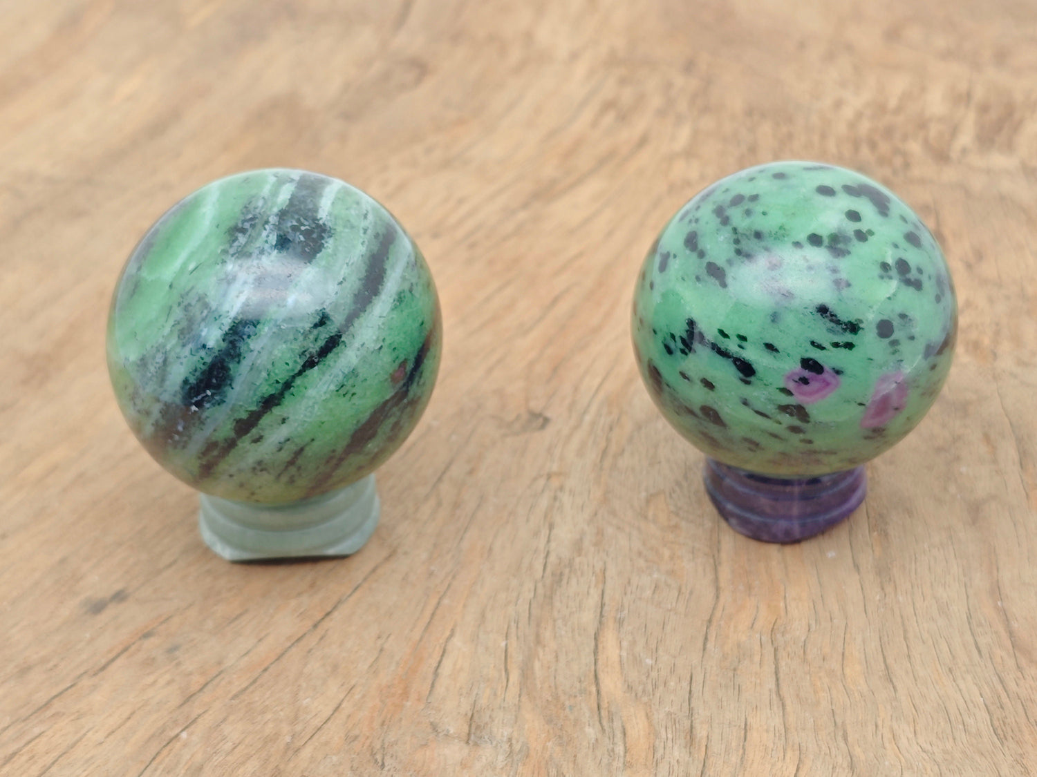 Ruby Zoisite Sphere Gemstone - Crystal Ball - 50-60mm - RA1423