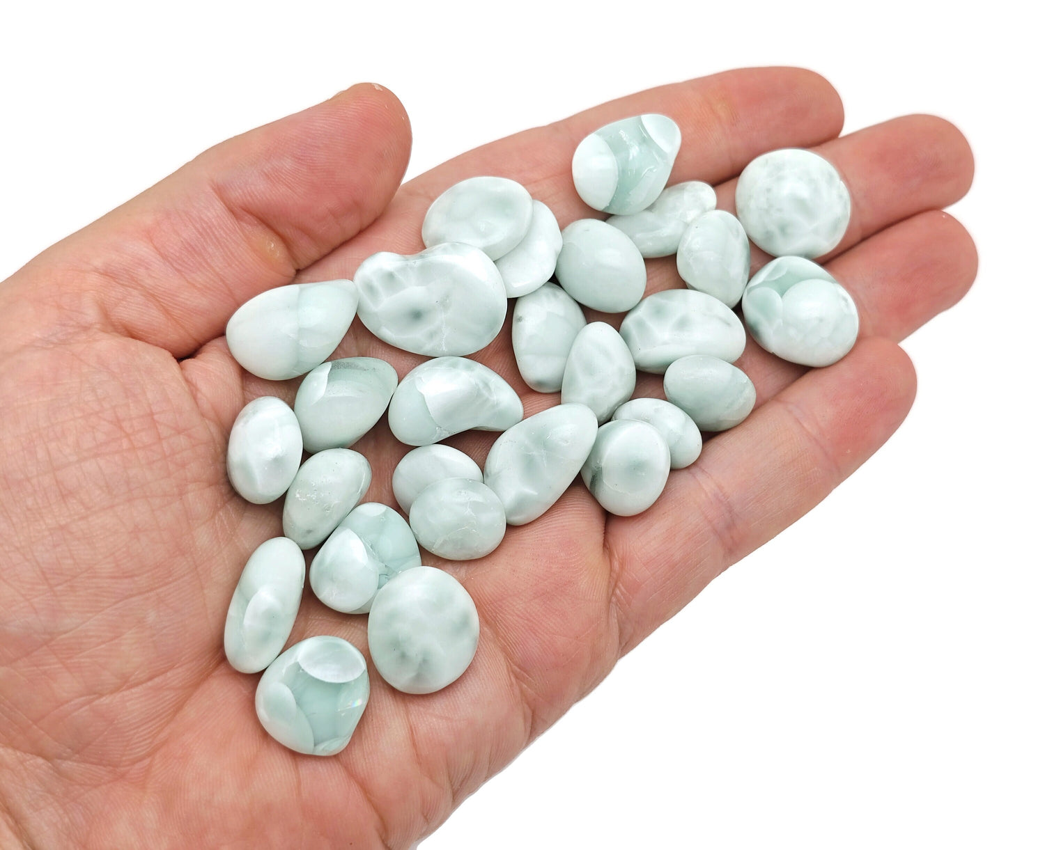 Pierre roulée verte de la mer - Lalima Gemstone - TU1177