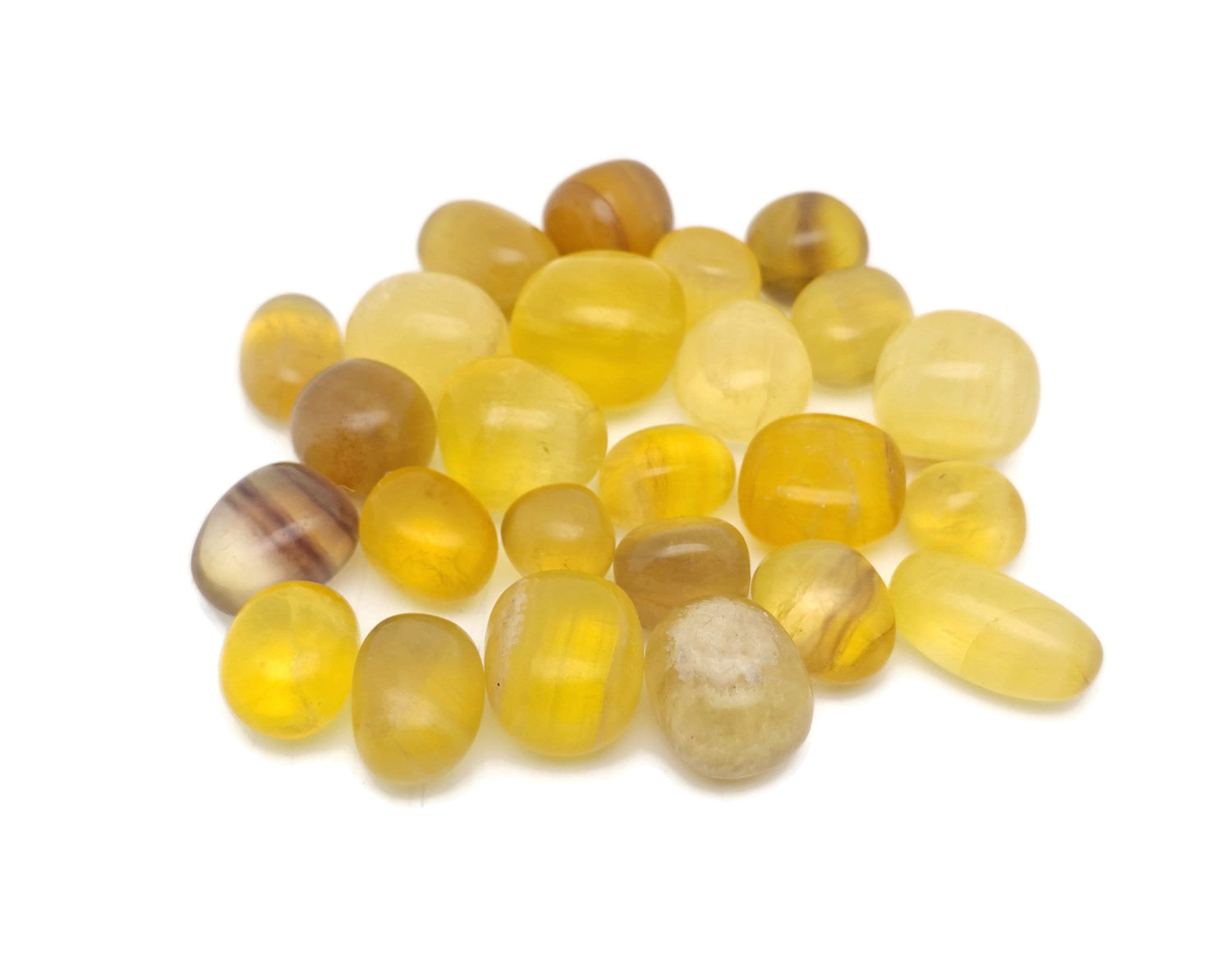Yellow Fluorite Stone - TU1156