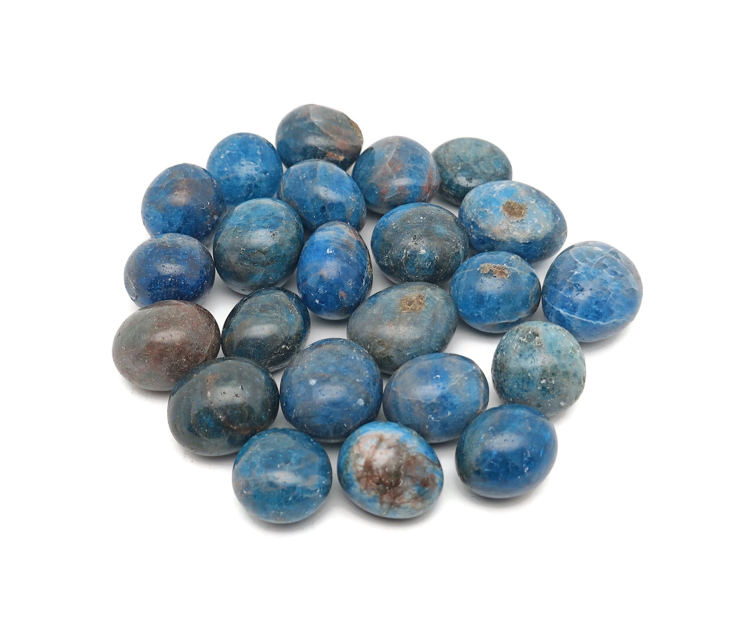 Pierre roulée d'apatite bleue ?€? Cristal d'apatite ?€? Pierre de méditation ?€? Pierre d'apatite naturelle ?€? TU1309