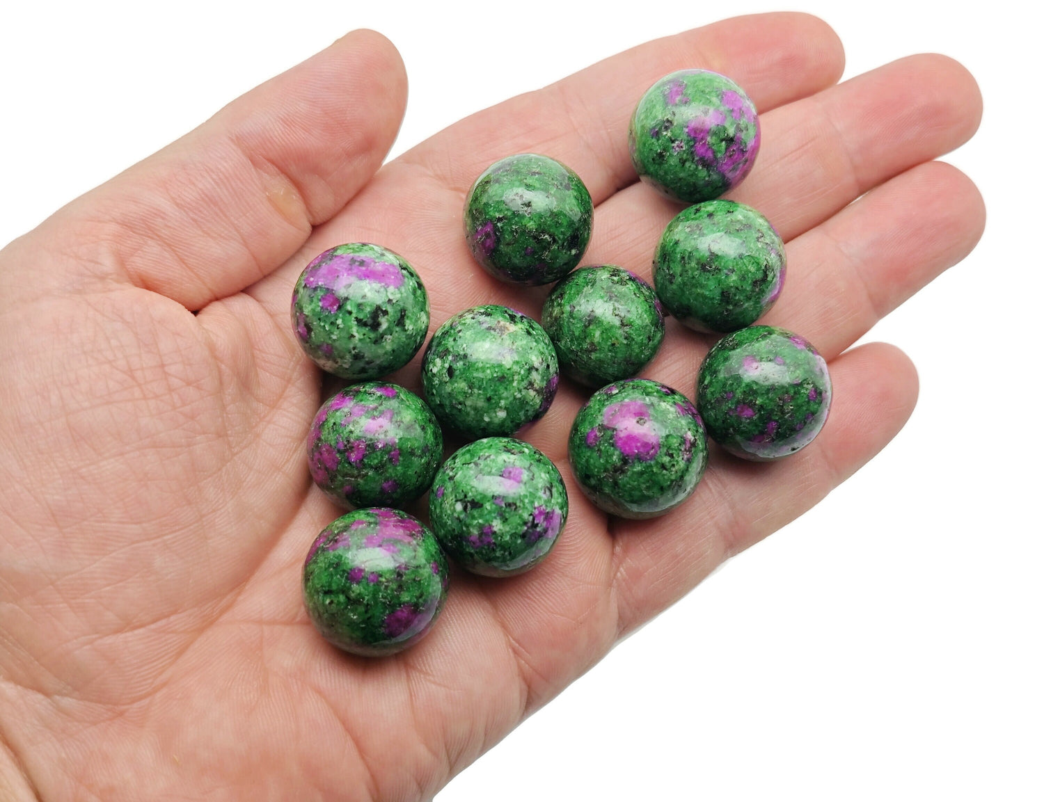 Ruby Zoisite Sphere Gemstone - Crystal Ball - 20mm - SP1053
