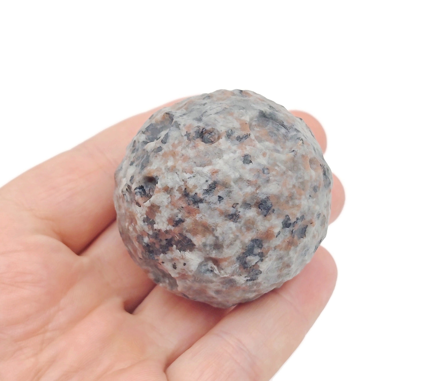 Esfera de Luna de Yooperlite - Gema de Sodalita Fluorescente - Bola de Cristal - 40-50mm - RA1420