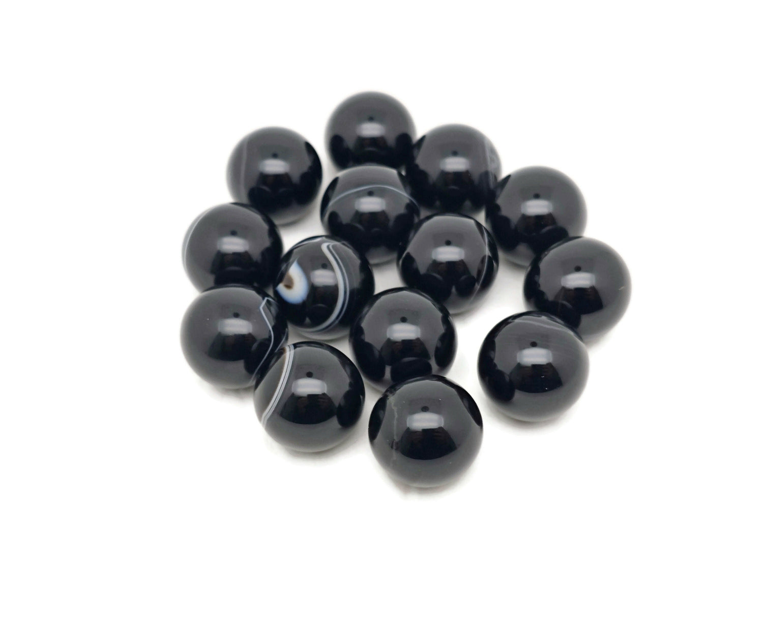 Esfera de ónix negro - Bola de cristal - 20 mm - SP1111