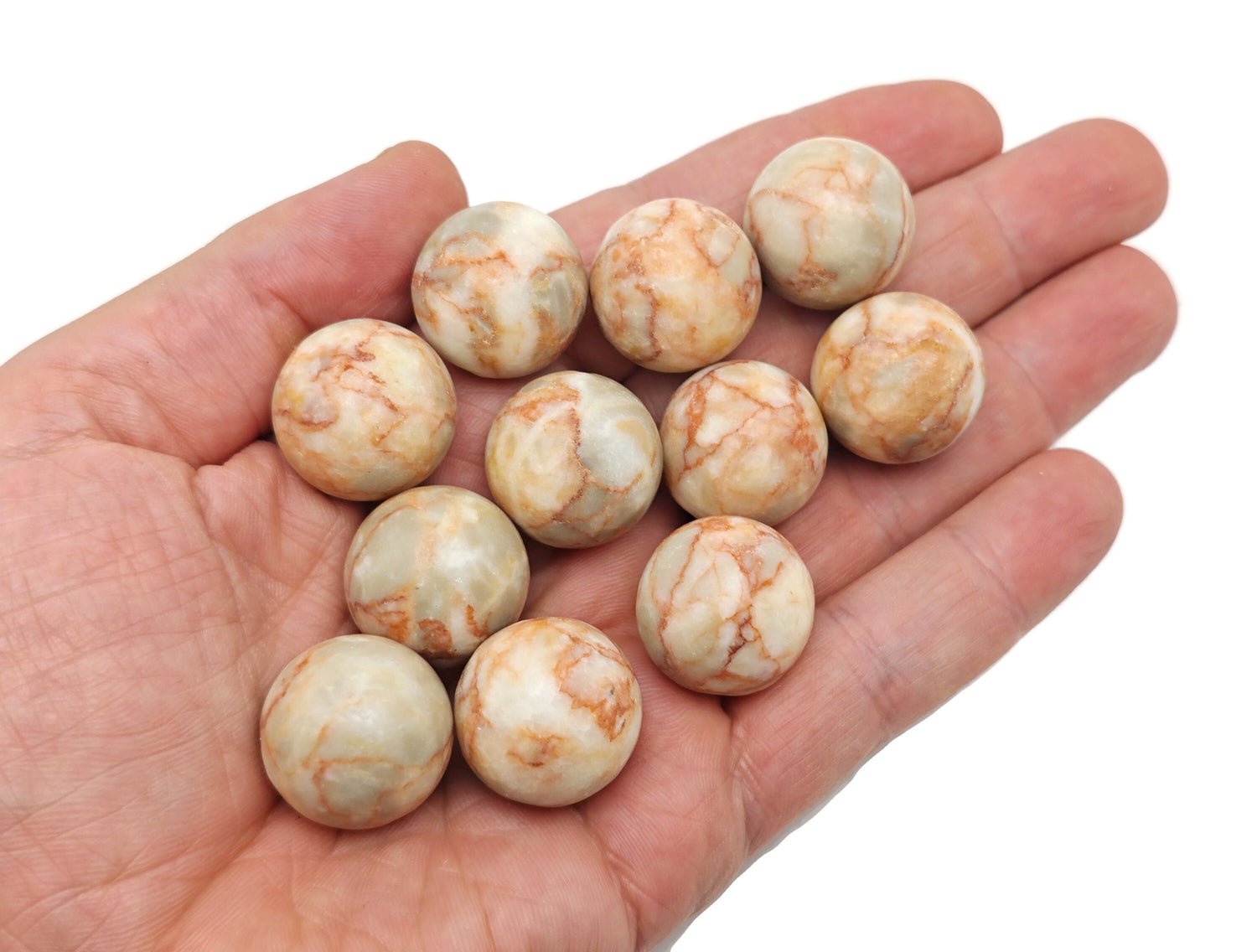 Red Network Jasper Sphere Gemstone - Red Vein Jasper - Crystal Ball - 20mm - SP1046