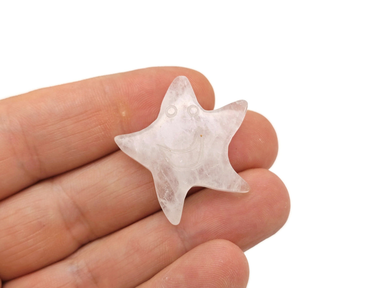 Mini gemstone star from GemstoneGO, colorful crystal star for jewelry making, perfect for mini crystal gifts and crafts.