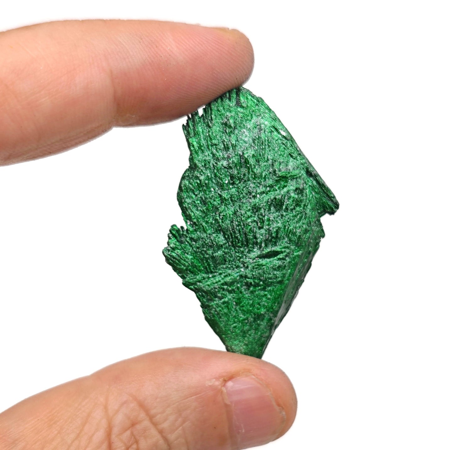 Green Aura Kyanite Fan Gemstone - Raw Stone - RA1381