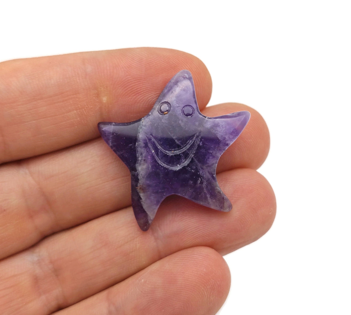 Mini gemstone star pendant from GemstoneGO, colorful crystal star for jewelry making, wholesale gemstone gifts, mixed colors.
