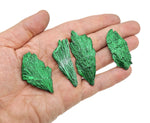 Aura Kyanite fan gemstone in various colors, raw crystal stone with fan shape, from GemstoneGO.