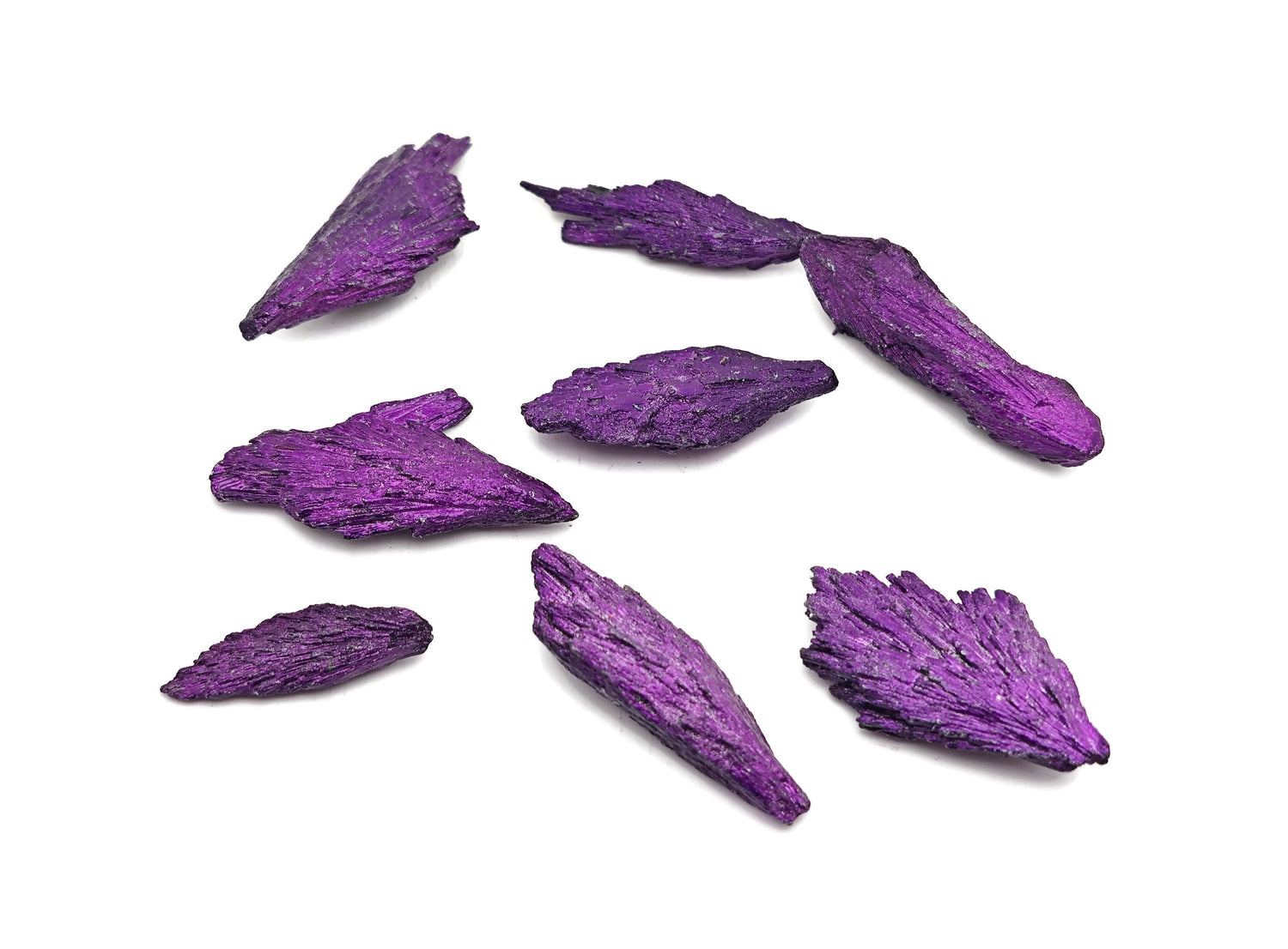 Purple Aura Kyanite Fan Gemstone - Raw Stone - RA1384