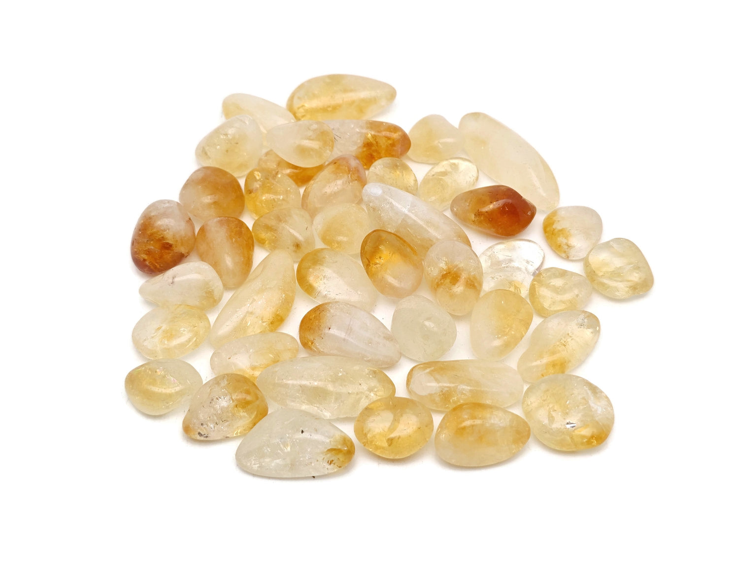 Pierre roulée de quartz citrine brésilienne A++ ?€? Citrine polie ?€? Pierre de cristal de guérison ?€? Pierre précieuse de citrine - TU1313