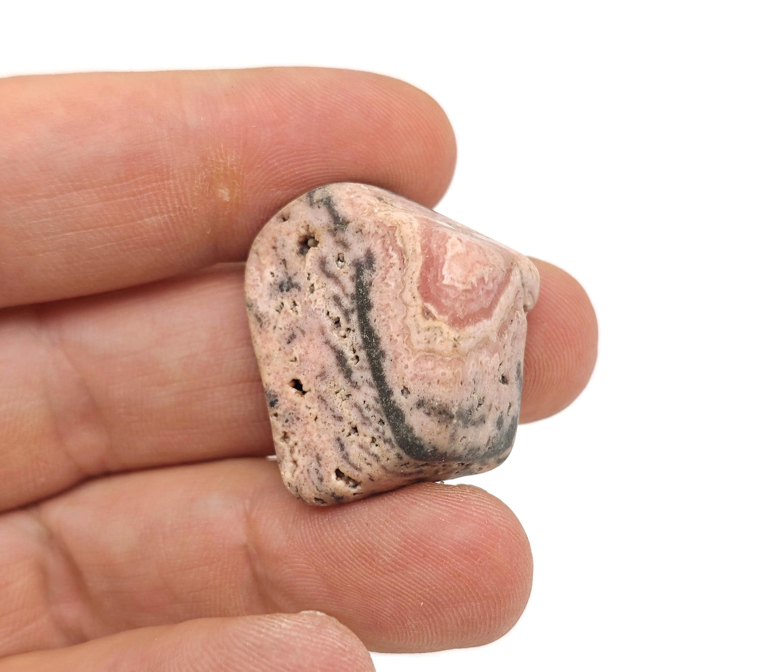 Pierre roulée de rhodochrosite - Minéraux - Pierre en vrac - Roches de rhodochrosite - Pierres de guérison - TU1335