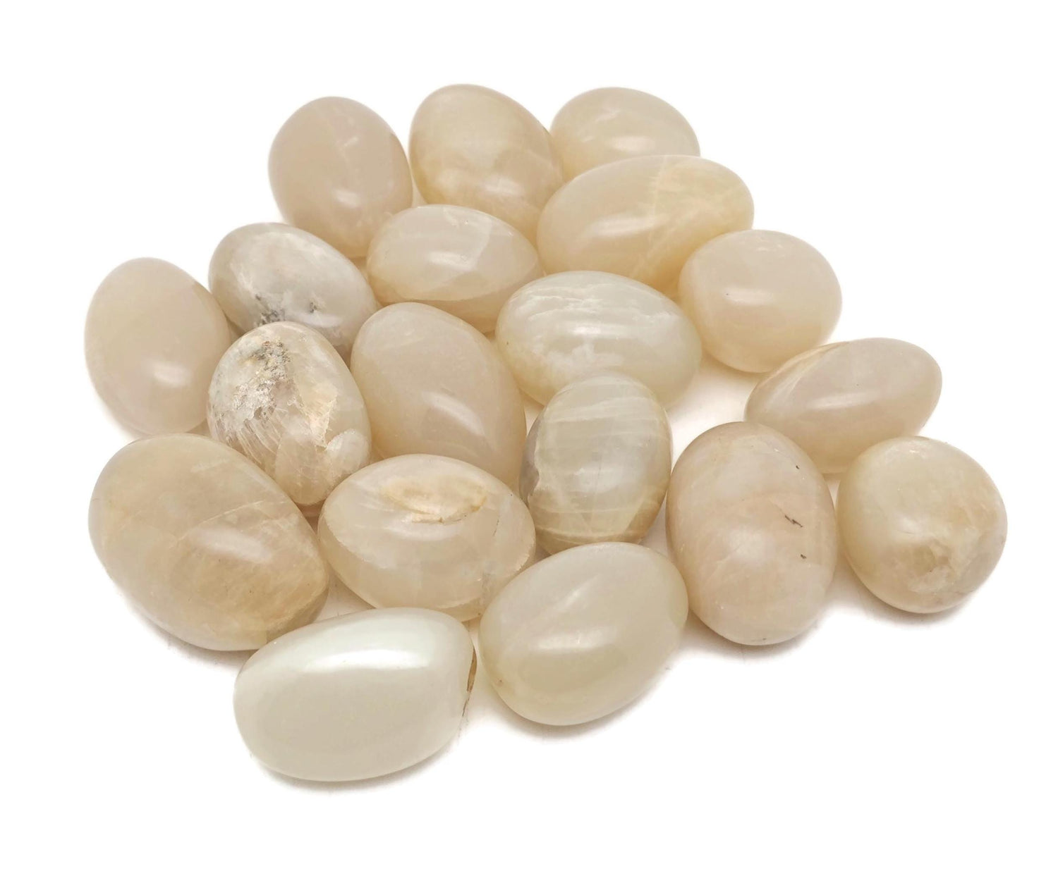 Yellow Moonstone Tumbled Stone  - TU1322