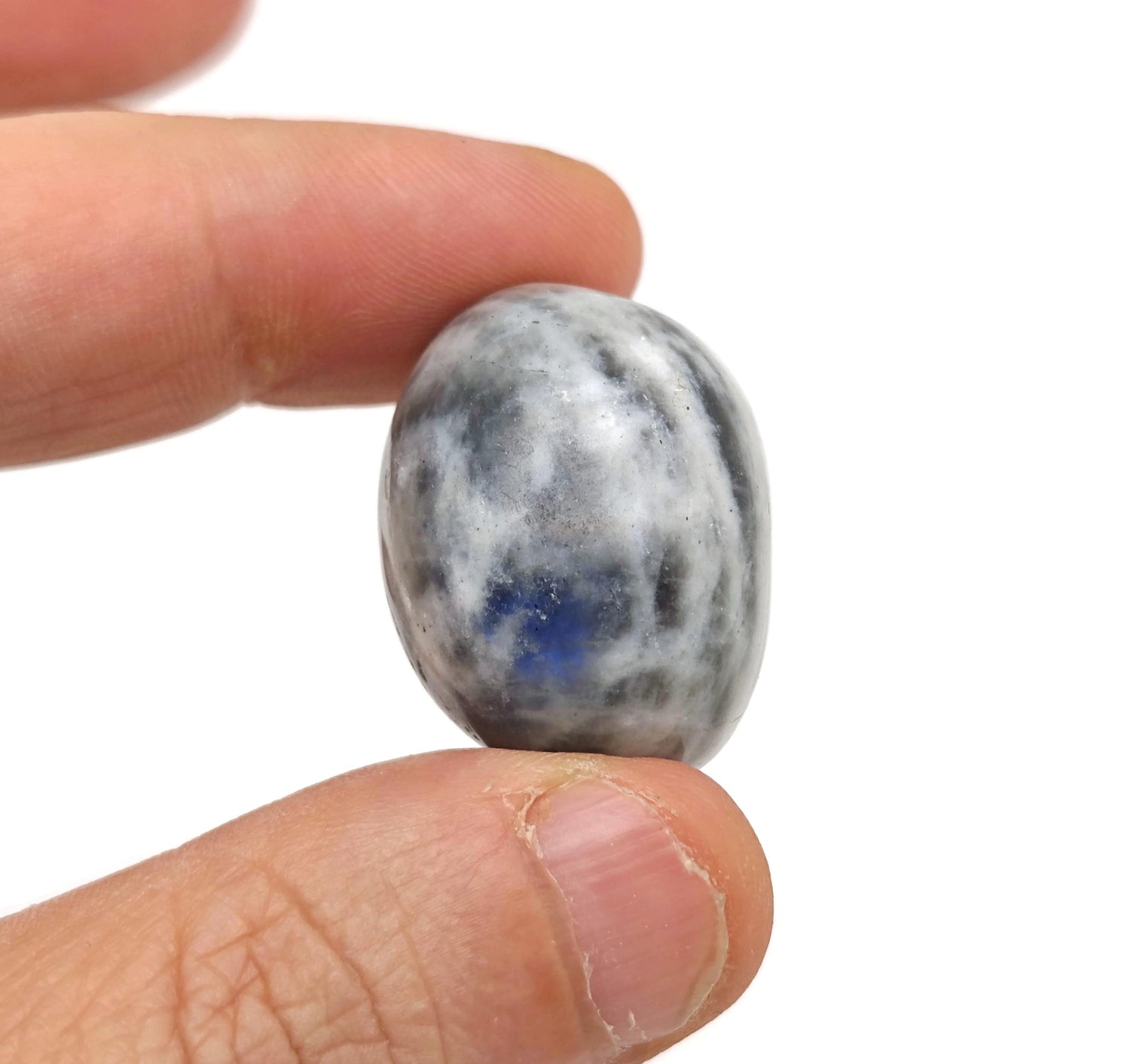 Black Moonstone Tumbled Stone - TU1330