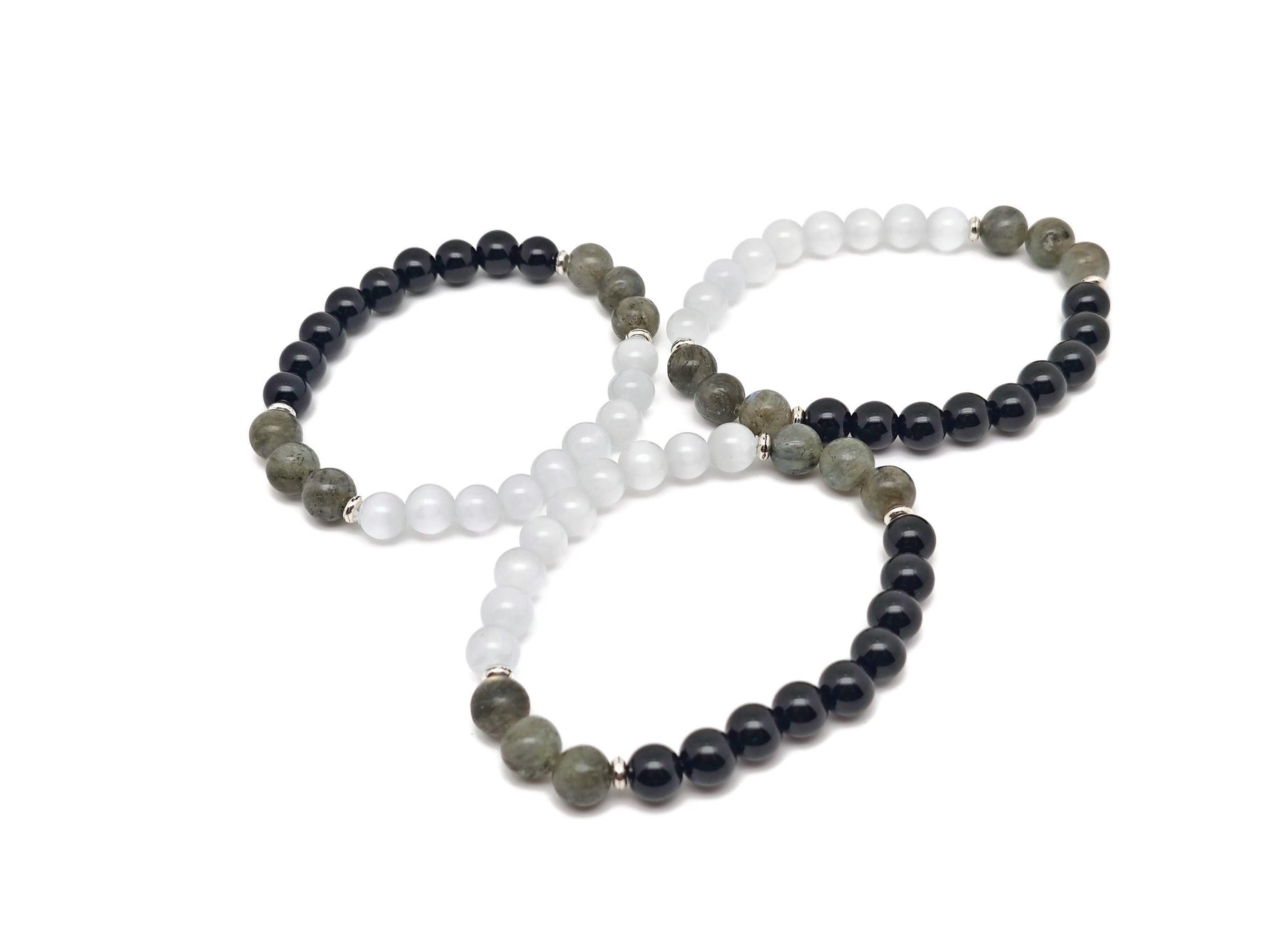 Handmade protection gemstone bracelet with colorful beads, designed for positive intentions and spiritual wellness.