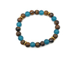 Handmade Wealth Gemstone Bracelet by GemstoneGO featuring colorful beads and intention-setting design.