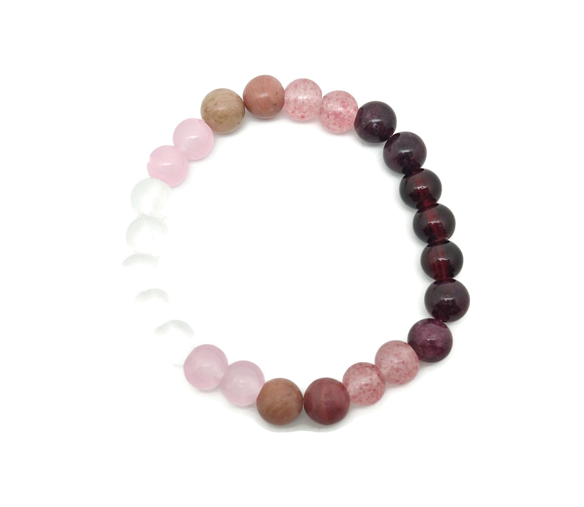 Handmade gemstone bracelet with colorful beads from GemstoneGO, featuring a stylish and intentional design for jewelry enthusiasts.