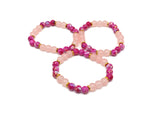 Handmade love gemstone bracelet with colorful beads from GemstoneGO, featuring an elegant and intentional jewelry design.