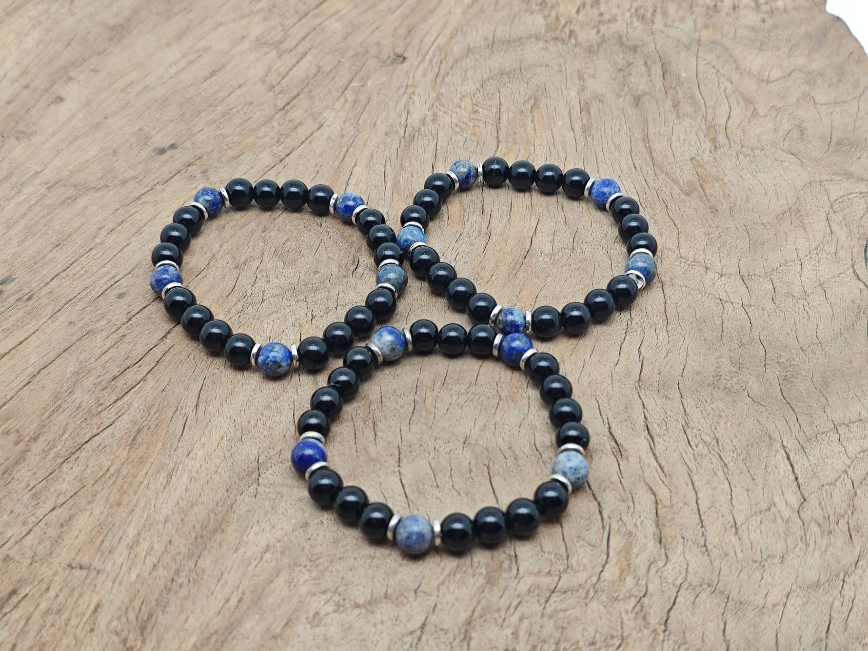 Handmade gemstone bracelet with colorful beads and adjustable cord, designed as an intention bracelet by GemstoneGO.