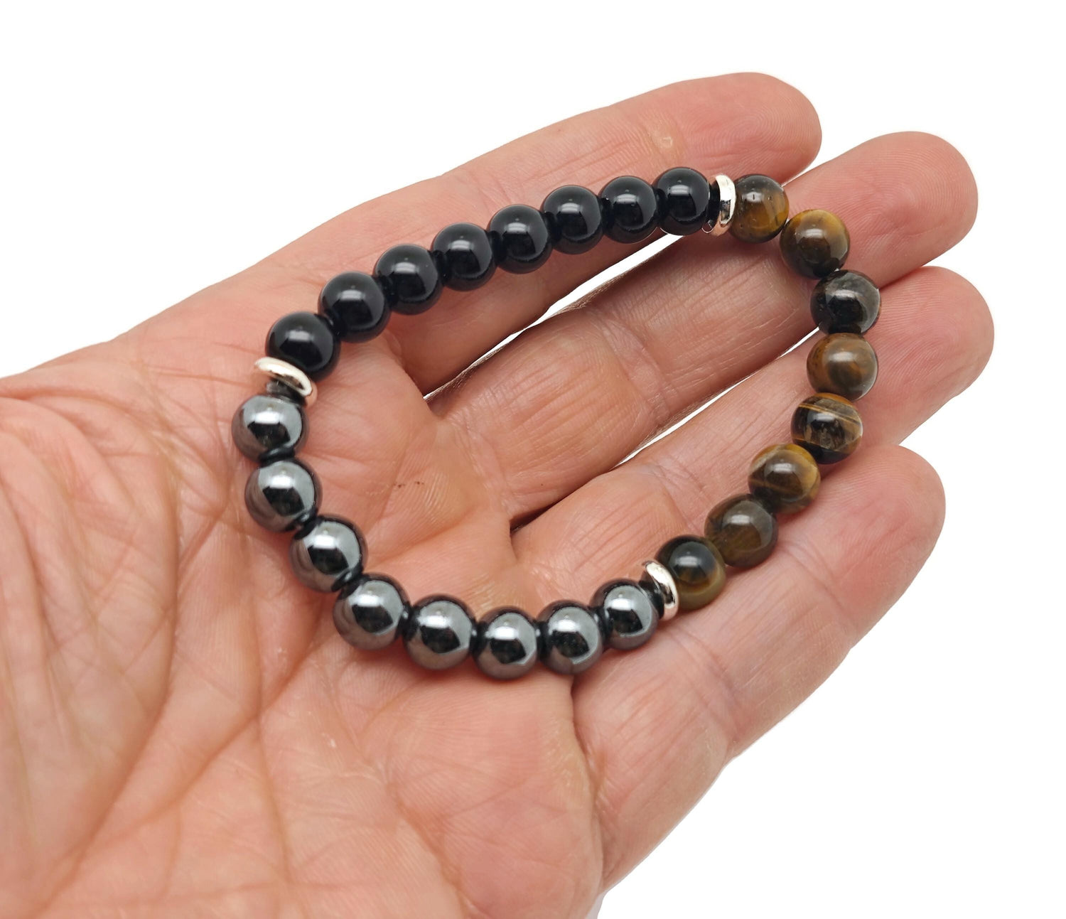 Handmade gemstone bracelet from GemstoneGO with colorful beads, designed for intention and personal style.