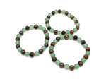 Handmade positive energy gemstone bracelet with colorful beads, designed for intention and positive vibes by GemstoneGO.