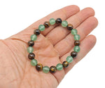 Handmade positive energy gemstone bracelet with colorful beads, designed for intention and positive vibes by GemstoneGO.