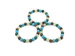 Handmade crystal healing gemstone bracelet with colorful beads, designed for intention and positive energy.