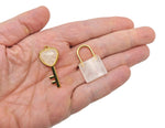 Clear quartz heart-shaped crystal pendant from GemstoneGO, featuring a polished heart-shaped clear quartz stone with a silver bail.