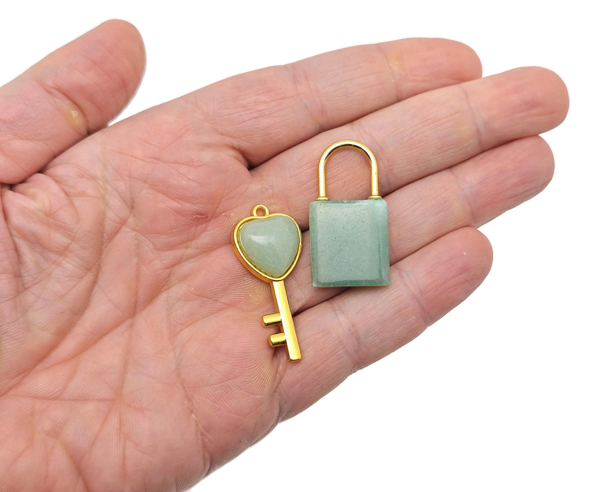 Aventurine heart-shaped crystal pendant from GemstoneGO, showcasing a green gemstone with a silver bail for necklace attachment.