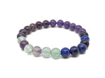 Handmade gemstone bracelet with colorful beads, designed for intention and transformation, by GemstoneGO.
