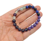 Handmade Transformation Gemstone Bracelet with colorful beads and natural stones, designed for positive intentions.