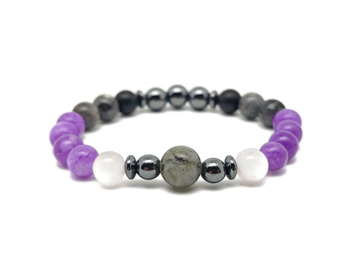 Handmade Dream Gemstone Bracelet by GemstoneGO featuring colorful beads and a delicate design for intention and style.