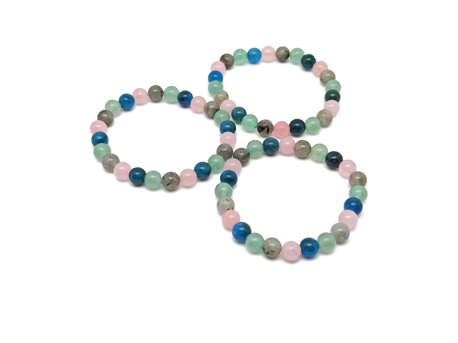 Handmade Wisdom Gemstone Bracelet with colorful stones and adjustable cord, designed for intention and spiritual growth.