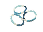 Handmade menopause gemstone bracelet by GemstoneGO featuring natural stones and intention-setting design.