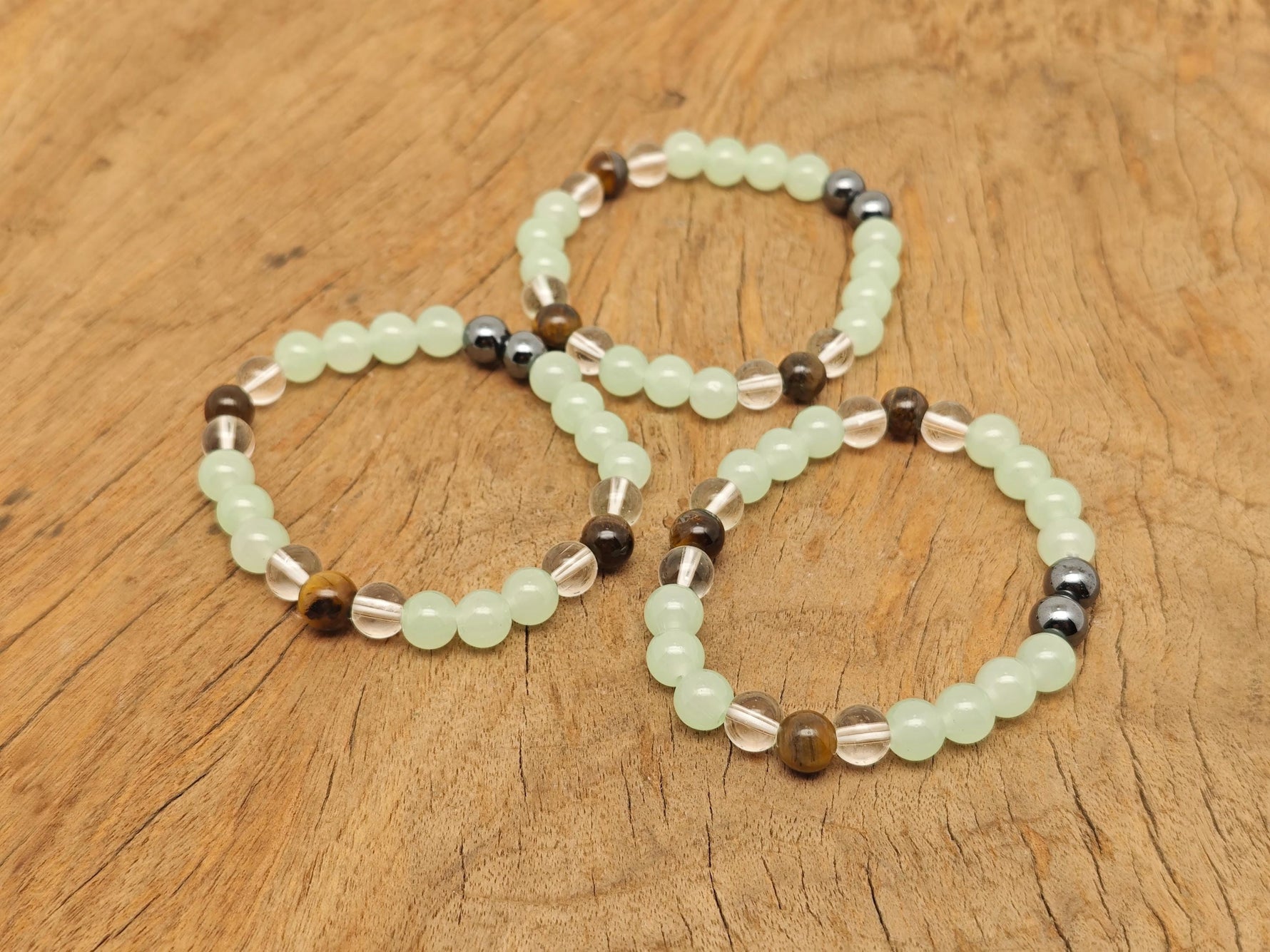 Handmade depression gemstone bracelet with colorful beads and adjustable cord from GemstoneGO, designed for positive intentions.