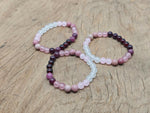 Handmade gemstone bracelet with colorful beads from GemstoneGO, designed as an intention bracelet for positive energy.