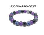 Handmade gemstone bracelet with smooth, colorful beads, designed as an intention bracelet by GemstoneGO.