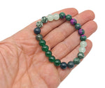 Handmade New Beginnings gemstone bracelet with colorful beads, designed for intention and personal growth by GemstoneGO.