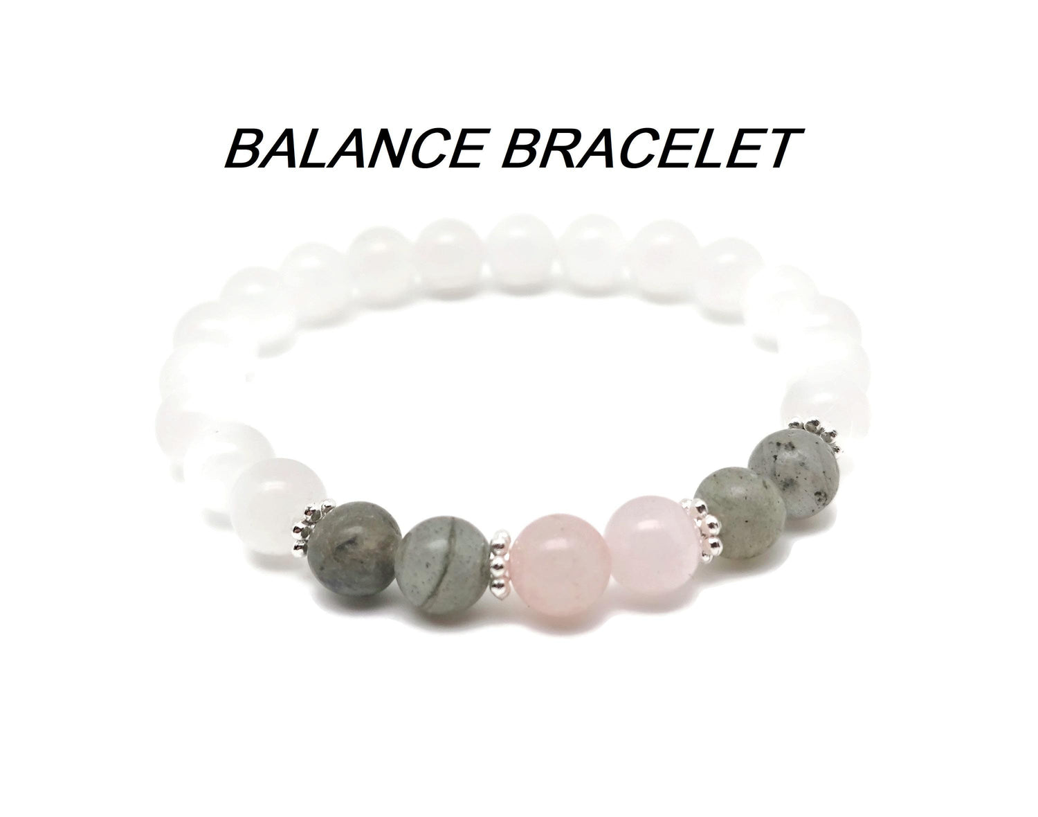 Handmade Balance Gemstone Bracelet with colorful beads from GemstoneGO, designed for intention and positive energy.