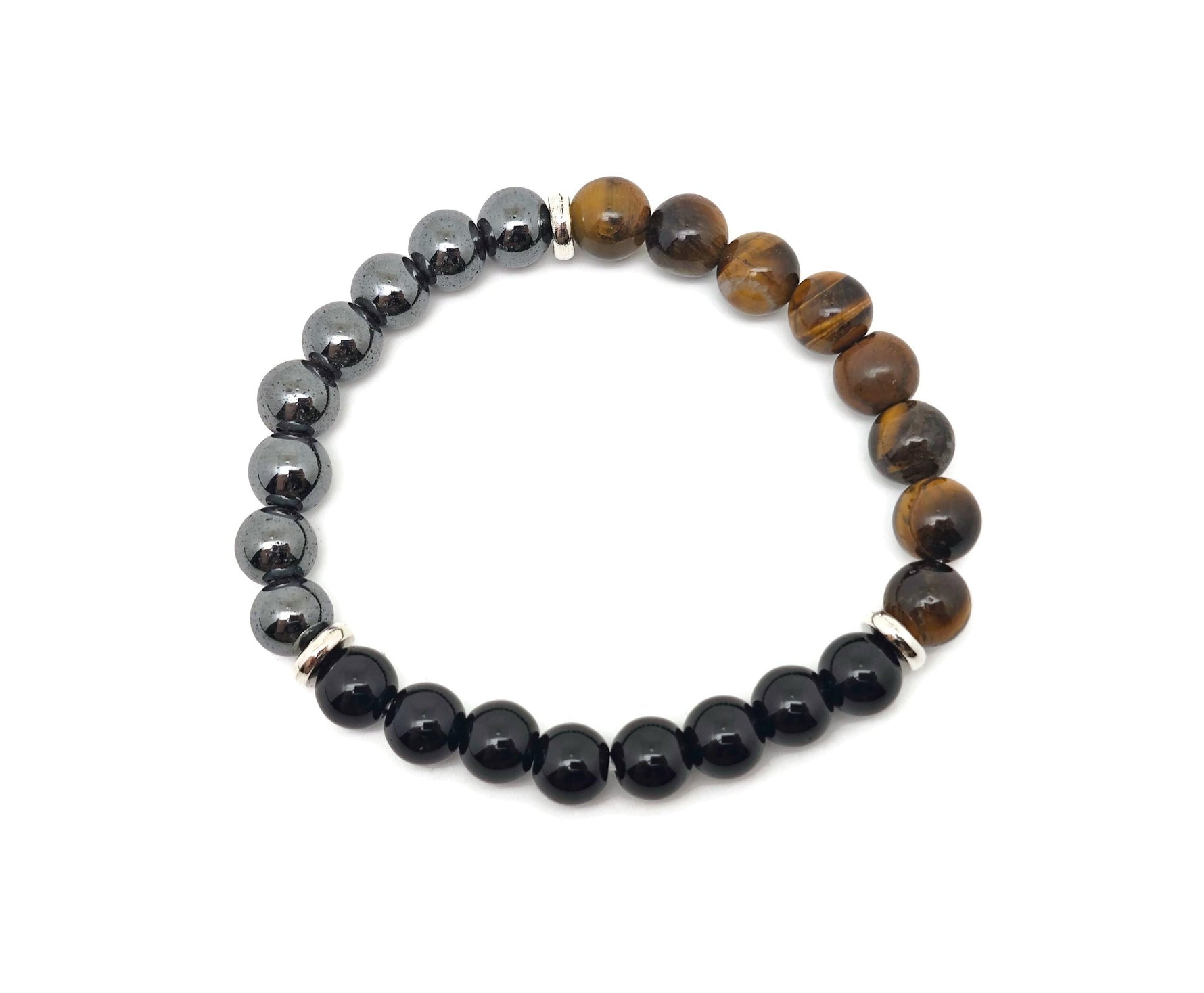Handmade gemstone bracelet with colorful beads and adjustable cord, designed for intention and style by GemstoneGO.