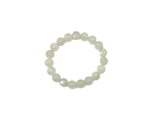 Yellow moonstone beaded crystal bracelet for men and women with stretchy design, featuring healing AA-grade gemstones from GemstoneGO.